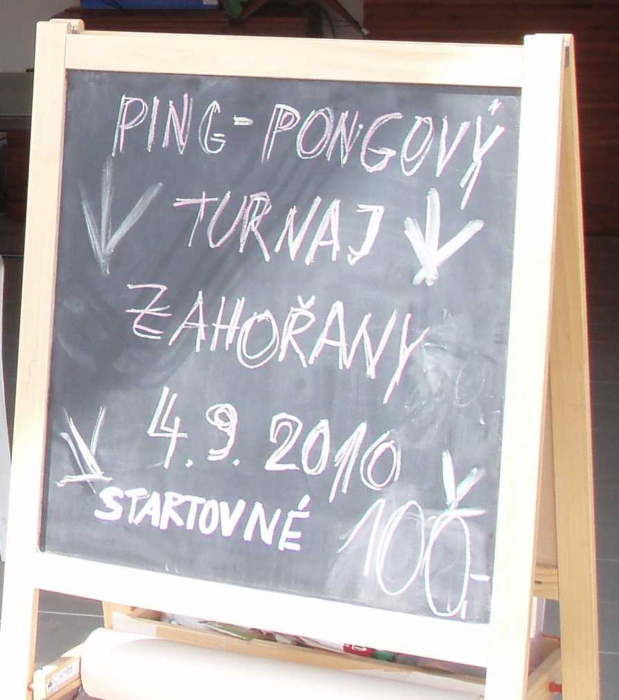 Turnaj 2010 u Horynů - může začít