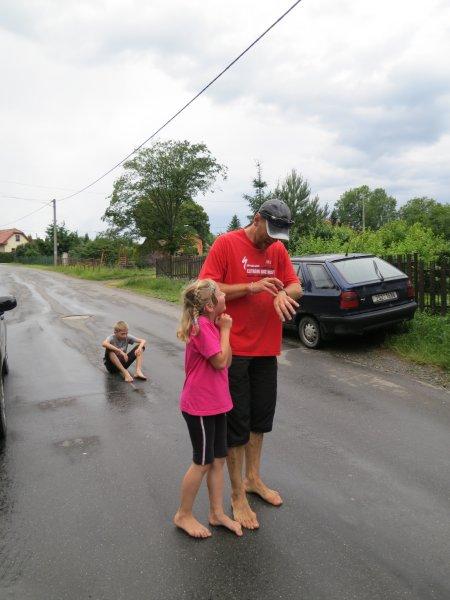 ještě kontrola tepu potu puchýřů ........