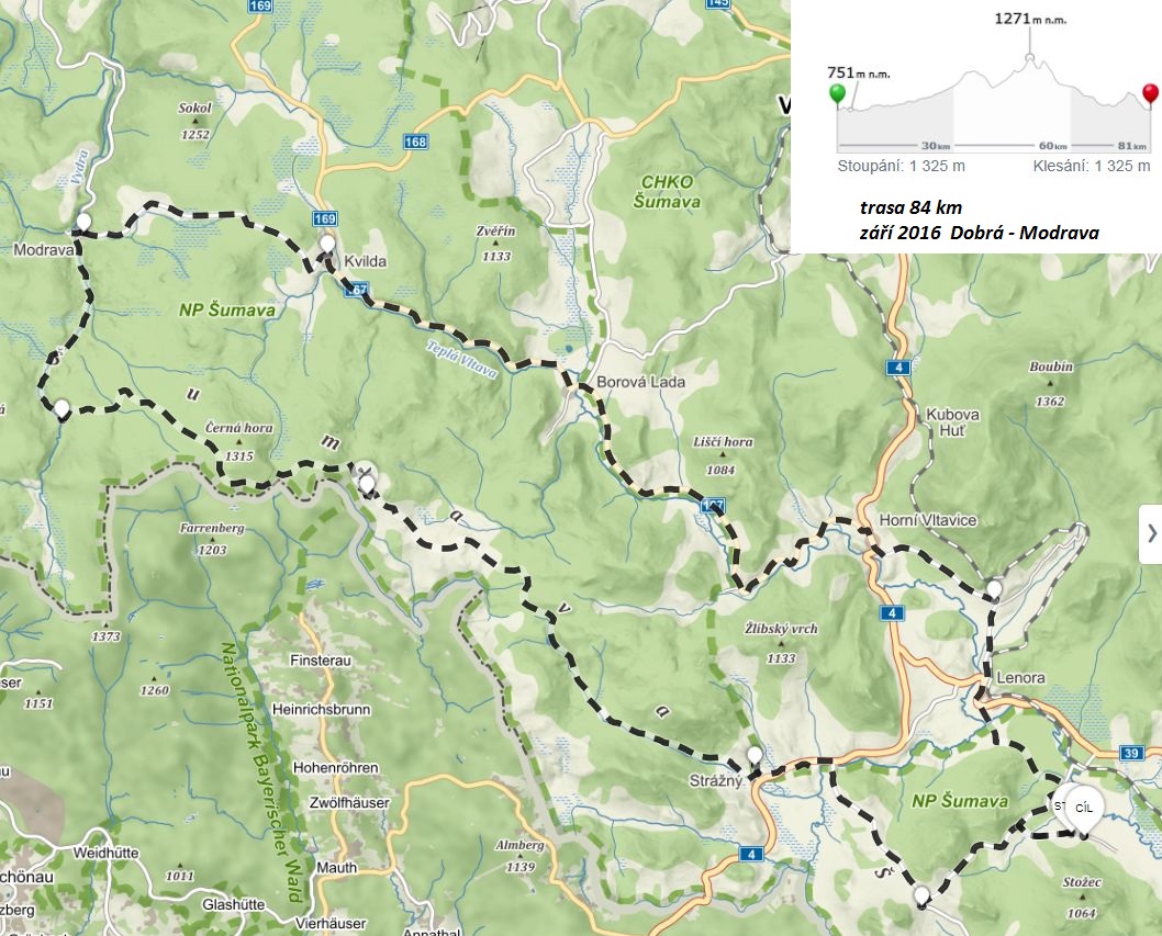 Modrava - prameny Vltavy - Bučina